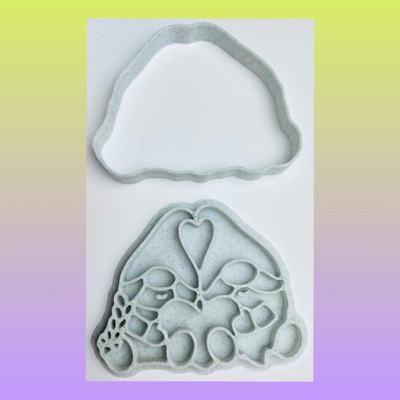 Set of 3 Valentine Love Gnome Cookie Cutters