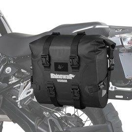 Motorcycle Side Bag Waterproof with Quick Release 24-42L Expandable Motorcycle Saddle Bag for Pannier Rack Rear Bag
