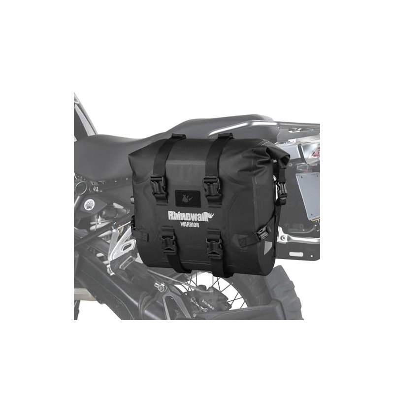 Motorcycle Side Bag Waterproof with Quick Release 24-42L Expandable Motorcycle