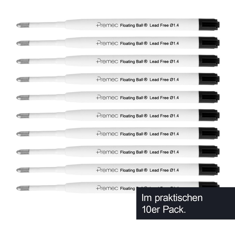 Westcott Ballpoint Pen Refills Black Pack of 10 | G2