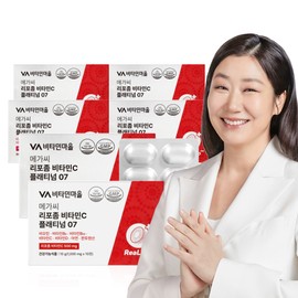 Vitamin Village [2 months supply] Vitamin Village 10 kinds multi-functional Mega C liposome Vitamin C Platinum 07 10 tablets, 6 pieces / [2개월분] 비타민마을 10종 복합기능성 메가씨 리포좀 비타민C 플래티넘07 10정, 6개