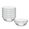 Duralex Glass Made In France Lys 4-3/4-Inch Stackable Clear Bowl,