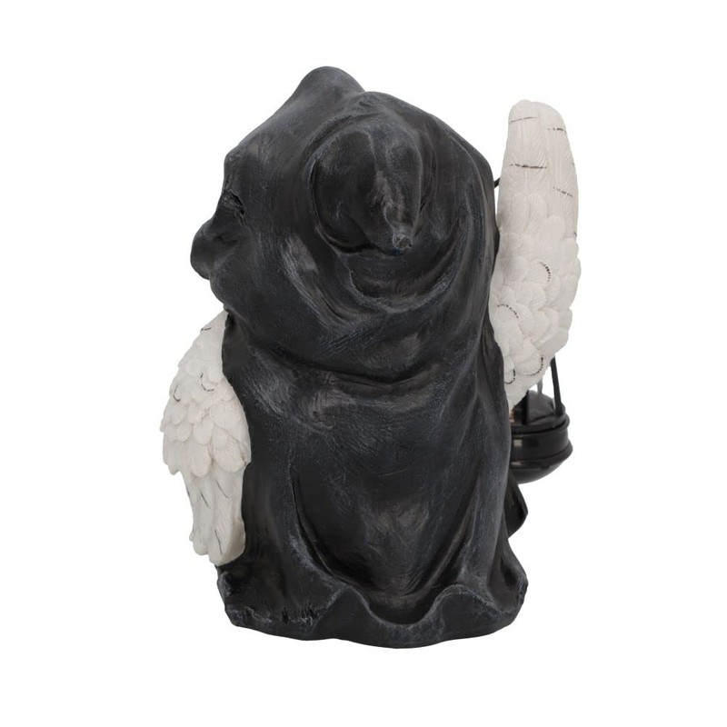 Nemesis Now Reapers Flight Owl Lantern Figurine, White 17cm