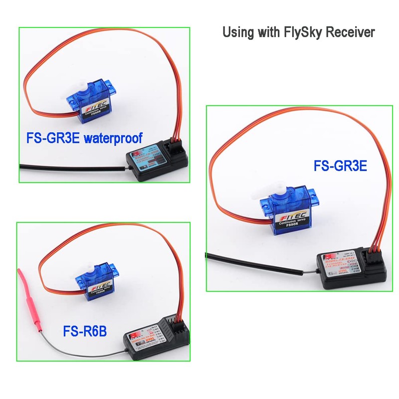 DIYmalls Feetech Micro Servo 9g FS90R Continuous Rotation Motor 360