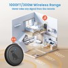 Hathever Add-On Wireless Dog Doorbell Transmitter with Large and Sensitive