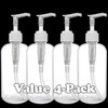 Plastic Bottles with Pump Dispenser, 18 OZ (540ml) Empty, Refillable