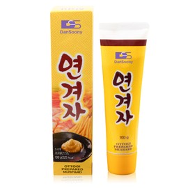 DANSOONY Hot Spicy Korean Yellow Mustard Sauce, Premium Tube Paste, 7.06oz(2pack)