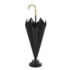 Deco 79 Metal Umbrella Stand with Gold Handle and Ball