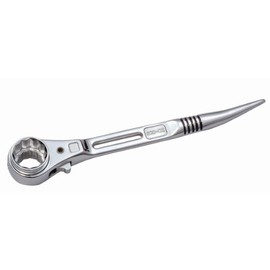 SUPERTOOL SRB1924RZ Total Migaki Thin Double-ended Ratchet Wrench with Slide Hole