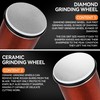 Rolling Knife Sharpener Kit with Diamond Wheels – 15°/20° Magnetic