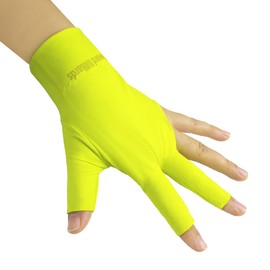 PolyMath Billiard Gloves Set of 10 3-Finger Snooker Gloves, Pool Cue Gloves, Spandex Lycra, for Left or Right Hand, Men and Women