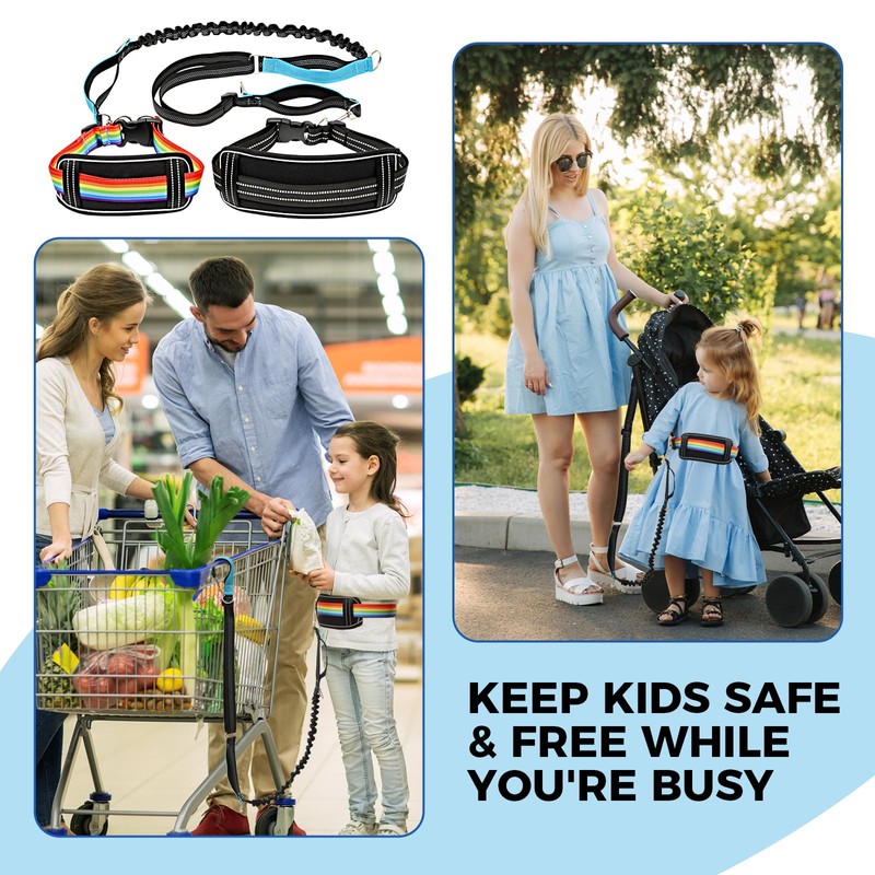 Waist Leash Harness with Soft Cushion for Autism Special Needs