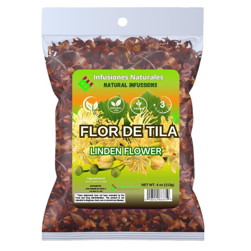 Tila Seca Té (Hanan Linden Loose Herb Tea) 4oz (113g)