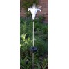 Solaration 1001G Solar Lily Flower Garden Light with Green-Lit Stem,