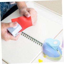 CORHAD 3pcs Paper Punch Punch Heart Flower Shapes Easy Use Paper Crafting Tool for Boys and Girls and Adults for Scrapbooking Card Making and Art Projects