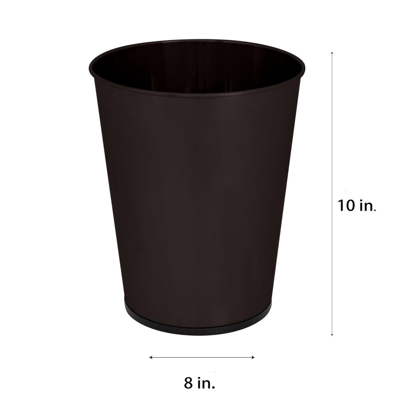 Bath Bliss Bathroom Accessories 3 Piece Trash Can, Plunger &