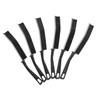 iplusmile 6pcs Crevice Cleaning Brush with Stiff Bristles Ergonomic Handle