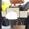 Car Back Seat Organizer with Drink Holders and Storage Durable