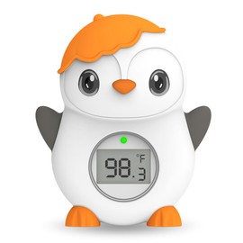 Baby Bath Thermometer Floating Toy for Infant Safety - Baby Water Thermometer for Bathtub with Auto On/Off & Temperature Warning - Bath Tub Toy Gift for Kids Newborn Mother