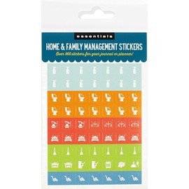 Home & Family Management Planner Stickers (over 900 stickers to keep track of your household)
