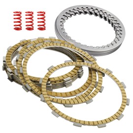 Prewired M8 Clutch Plate Kit Friction Steel Plate Set for Harley 2017-up Touring Street Glide FLHX/Road Glide FLTR/Road King FLHR/Electra Glide FLHT & 2018-up Softail Model with Milwaukee 8 Engine