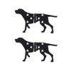 Esschert Design Black Metal Dog Hinges - Right Door