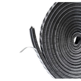 Home Solutions™ Front Door Draft Excluder For Doors & Draught Excluder For Windows - 5M(L) x 9MM(W) x 9MM(T) - Draught Excluder For Doors, Window Draft Excluder Tape For Windows (Grey)