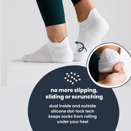 squid socks Everyday Grip Socks | Low-Cut Ankle Socks with Anti-Slip Bottom Ideal for Home | Adults Large, No-Brainer Pack