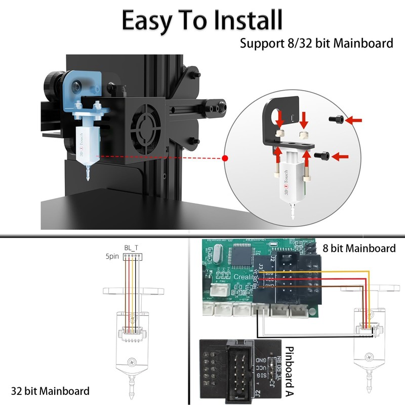 Geeetech Upgrade BL- Touch V3.2 Auto Bed Leveling Sensor with
