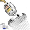 Cabezal De Ducha 6'' Filtrado Regadera 20 Etapas 3 Filtro