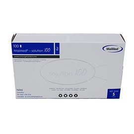 Maimed Solution 100 Nitirla Examination Gloves Size S