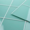 CASAPALACE Peel and Stick Glass Tile, Light Blue Square Mosaic