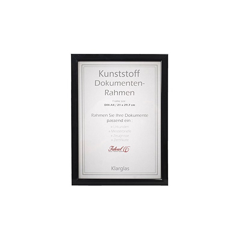 Ideal Document Picture Frame 21 x 29.7 DIN A4 Certificate