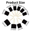10 PCS Sponge Brushes, Black Foam Paint Brushes with Wood