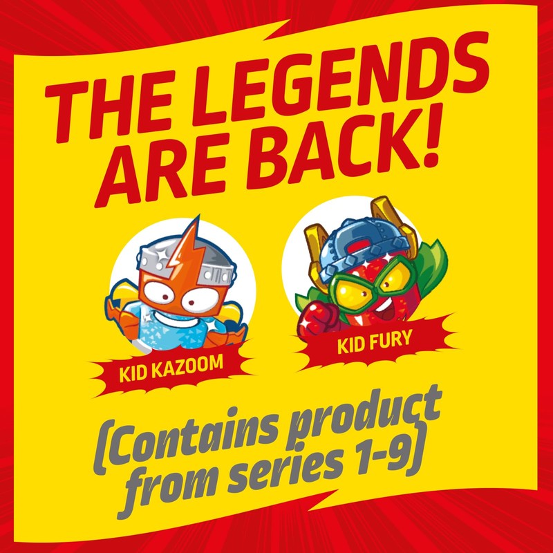 SUPERTHINGS LEGENDS - Super Vehicles 4 Pack. Assorted pack of