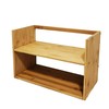 EHIOR 2-Tier Bamboo Desktop Shelf Organizer 16″ x 10″ Wooden
