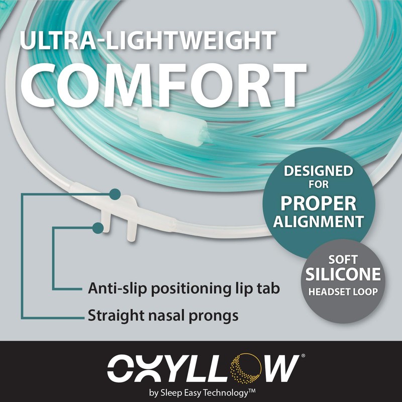 Oxyllow Tube-Soft Nasal Cannula 7ft 3ct