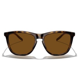 MERRY'S Unisex Polarized Sunglasses for Women Men Classic Retro Designer Style Aluminum Legs (Leopard Frame/Brown Lens/Brown Temples, 54)