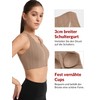 Yvette Sports Bra Strong Hold with Front Closure Racer Back