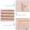 IWOWHERO 1set Sauna Ventilation Panel Cedar Shutter Air Vent Grille