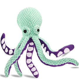 dponKI Octopus Dog Plush Toy Sounds Interactive Boredom Companion pet Size 12.5 * 4.7 * 3.5 inches Weight 2.8 Ounces