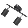 LED Track Light Kit 2 Heads 10.8in Track 90 Degrees