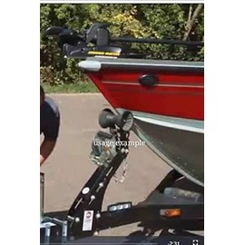 LIAULIADLL 10 Inch Heavy Duty Boat Trailer Roller, Rubber Shaft Keel, Black