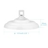 Helunsi Canopy Kit, White Canopy Light Kit, 5-3/8" Dia Canopy