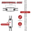 304 Stainless Steel Link Chain, 5/64in-100ft,Small Hanging Chain Link, Metal