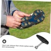 BIUDECO Tools Gearless Spike Wrench for Shoes Long Pegs Black