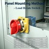 KEYMOO 20 Amp Off-ON 2 Positions 3 Phases Rotary Cam