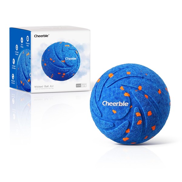 【New Material】Cheerble Smart Interactive Dog Toy, Wicked Ball AIR, Automatic
