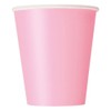 Unique Party 30883 - 9oz Baby Pink Paper Cups, Pack