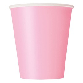 Unique Party 30883 - 9oz Baby Pink Paper Cups, Pack of 14